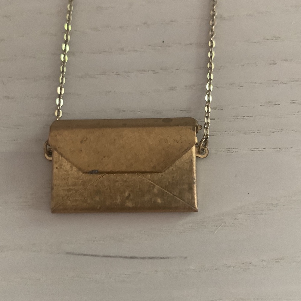 I Love You Envelope Letter Adjustable Necklace - Picture 5 of 10